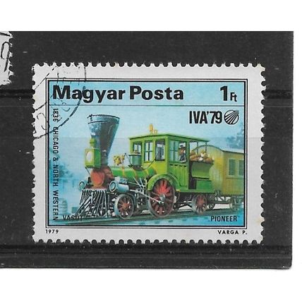 Hungary.SG3239 1fo Locomotive Pioneer,1851.Fine Used.Sept22