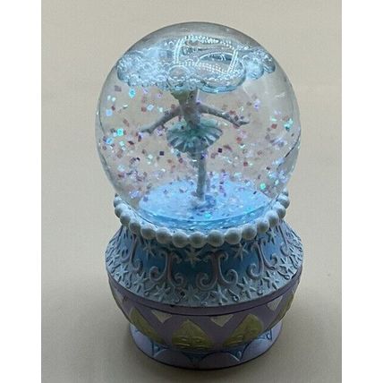 The Disney Store 00’s Tinker Bell Ballerina Miniature Mini Snow Globe Figurine