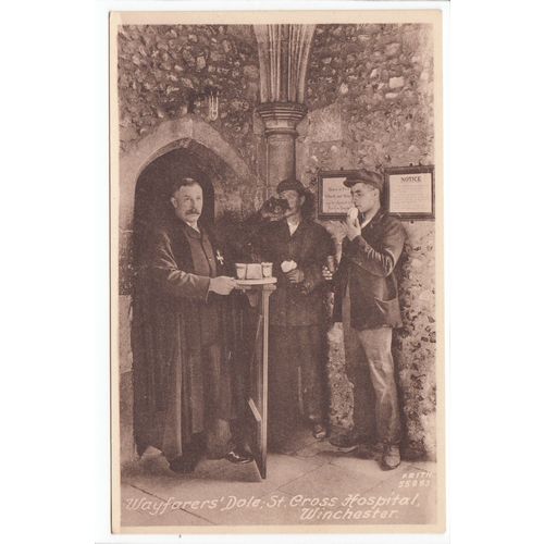 Wayfarers Dole St Cross Hospital Winchester Postcard 55883