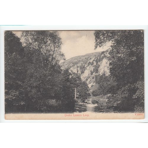 Under Lover's Leap Nr Buxton Derbyshire Stengel & Co Postcard E16091