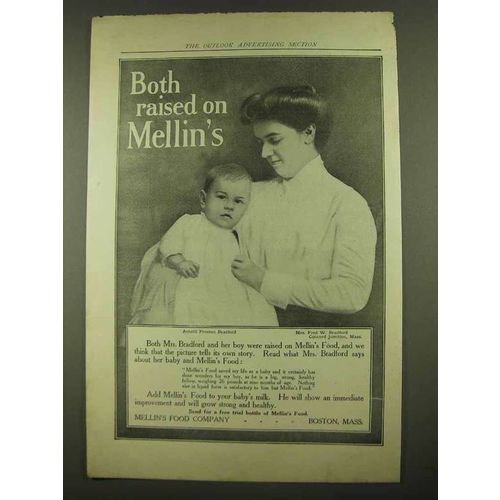 1912 Mellin's Food Ad - Both Raised on Mellin's