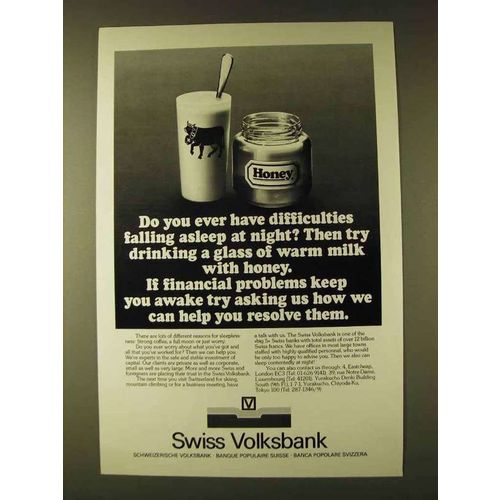 1979 Swiss Volksbank Ad - Difficulties Falling Asleep