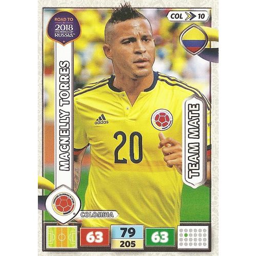 Adrenalyn XL Road to World Cup 2018: Colombia - Midfielder, Torres (Macnelly)