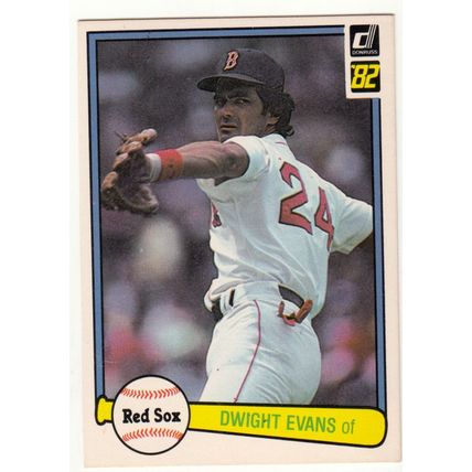 1982 Donruss baseball card 109 Dwight Evans