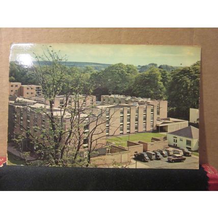 HALLS OF RESIDENCE, UNIVERSITY OF KEELE, STAFFORDSHIRE used postcard 1979? pm =