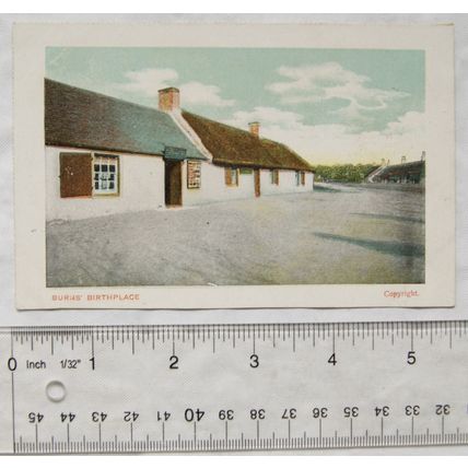 vintage postcard Burns Birthplace, Ayr