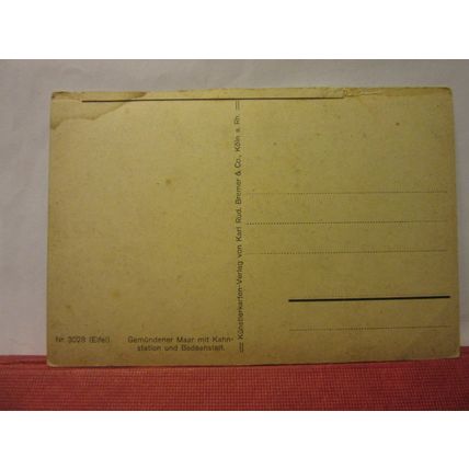 GEMUNDENER MAAR, GERMANY unused antique postcard =