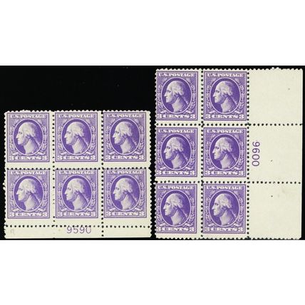 530, Plate Block Collection of 25 For the Specialist! Cat $1375 - Stuart Katz