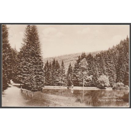 Partie am Silberteich, Oberhof im Thüringen, c.1920 - Trinks Foto-AK