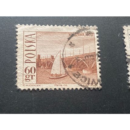 Briefmarke Polen 60 Groszy 1966 Michel 1708 gestempelt