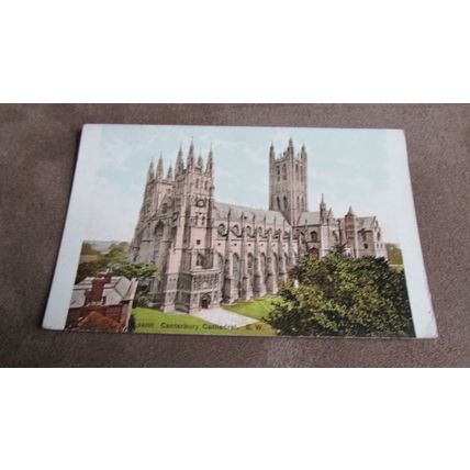 Early SPCK series Postcard - Canterbury Cathedral - Kent