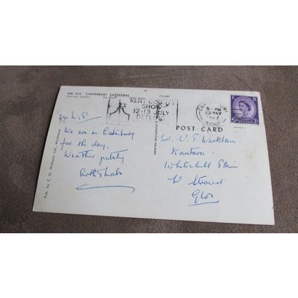 1967 fr CG Williams Postcard - Canterbury Cathedral scenes - Kent