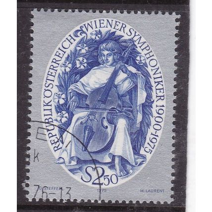 Austria 1975 The Cellist 2.50s Fine Used SG 1745 VGC