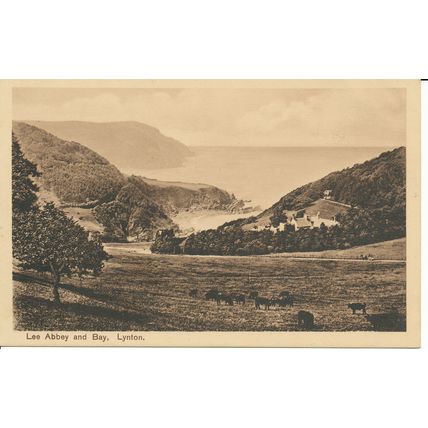 PC21663 Lee Abbey and Bay. Lynton. Montague Cooper
