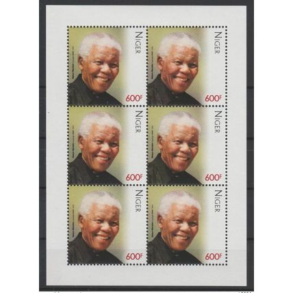 Niger 2018 Mi. ? M/S Joint Issue PAN African Postal Nelson Mandela 100 years