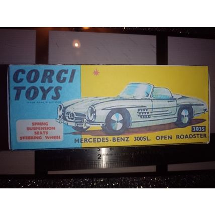 Corgi 303S. MBZ 300SL Roadster Repro/Replica Box