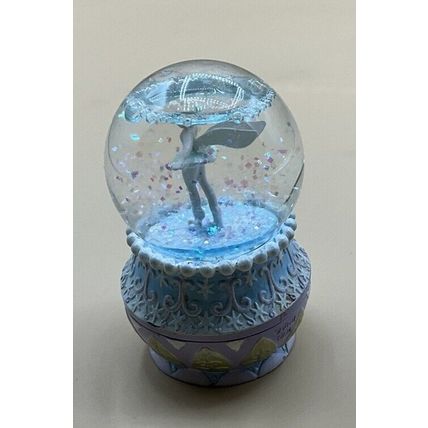 The Disney Store 00’s Tinker Bell Ballerina Miniature Mini Snow Globe Figurine
