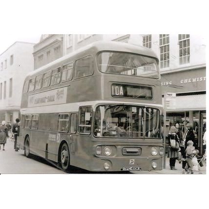 Black & White Photograph of City of Oxford Motor Services Ltd. - TFC 410K