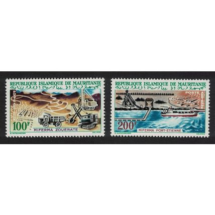 Mauritania Mining Development 2v 1963 MNH SG#163-164 MI#202-203 Sc#C20-C21