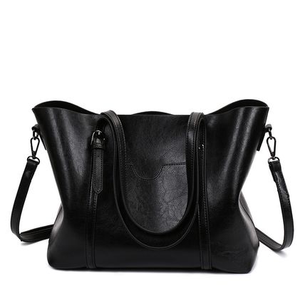 Leather Purse For Women Real Leather Tote For Women Ladies Shoulder Handbag Blac