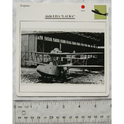 Aichi E11A Laura - Japan - Seaplane - Collectors Club Card