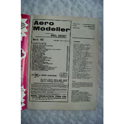 1967 Aeromodeller Magazine - March