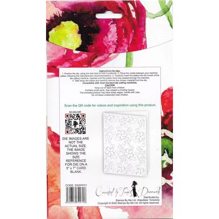 Stamps By Me. Sending Sunshine Flower Panel Die. Die Cutting Cardmaking Crafts