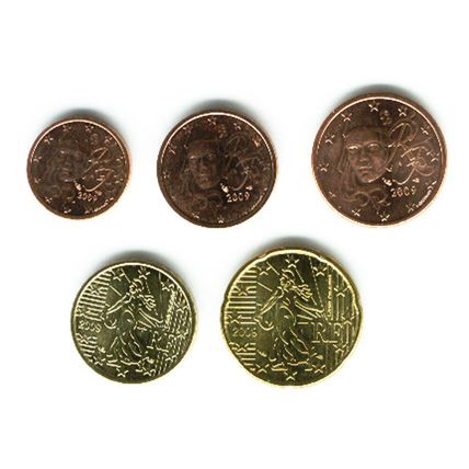 France 2009 - Set of Euro Coins (UNC)
