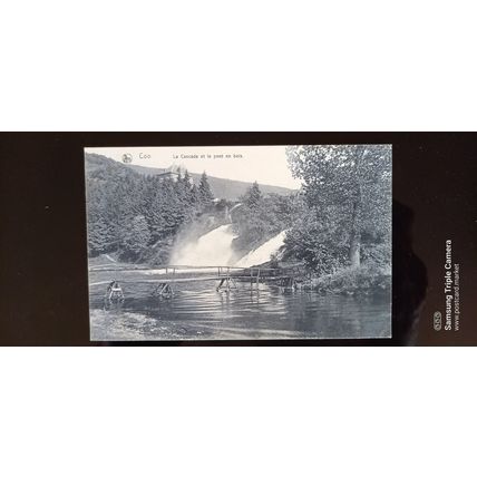 Coo. La Cascade et le pont en bois UNC 1908