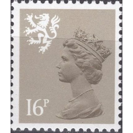 Great Britain 1983 Scotland 16p Drab Unmounted Mint MNH SG S42 postage stamp