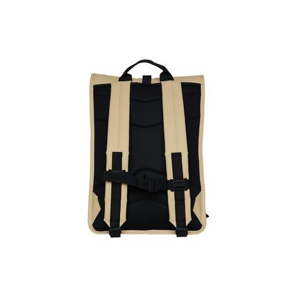 RAINS Waterproof Rolltop Rucksack BackPack Sand NWT #13160