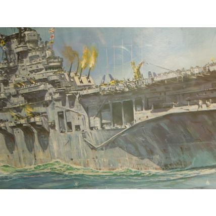 Sealed USS Yorktown 1:525 scale US Navy WWII Aircraft Carrier – Lindberg