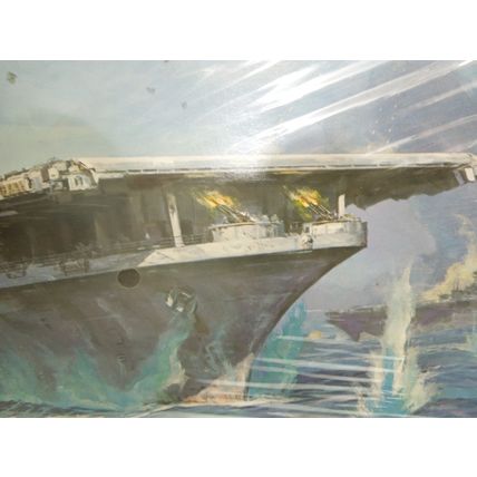 Sealed USS Yorktown 1:525 scale US Navy WWII Aircraft Carrier – Lindberg