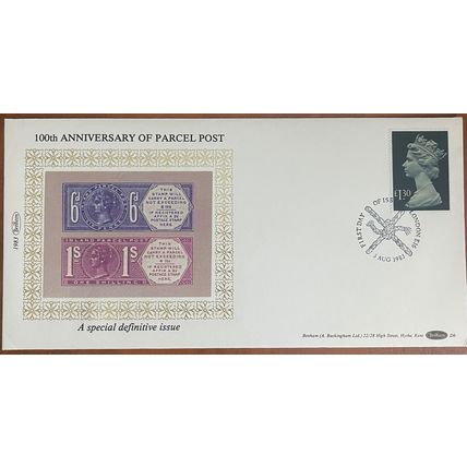 GB 1983 £1.30 Parcel Post Benham Silk First Day Cover D6 FDC SG1026b UF2 stamp
