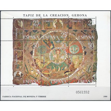 Tapestry - Spain 1980 - MNH - MiNr BL22 0561352