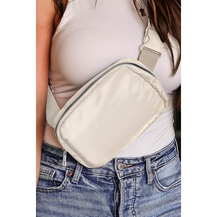 Casual Waterproof Zipped Crossbody Chest Bag 20*5*14cm