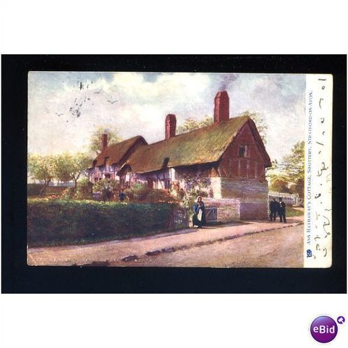 Warwickshire STRATFORD ON AVON Ann Hathaway's House Tuck Oilette Postcard (774)