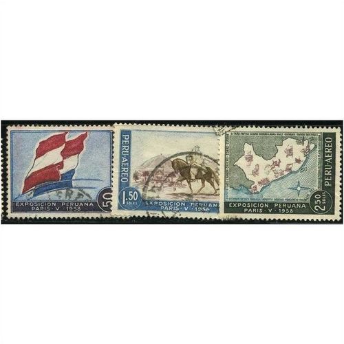 1958 3 different values - #391 fine used (o)