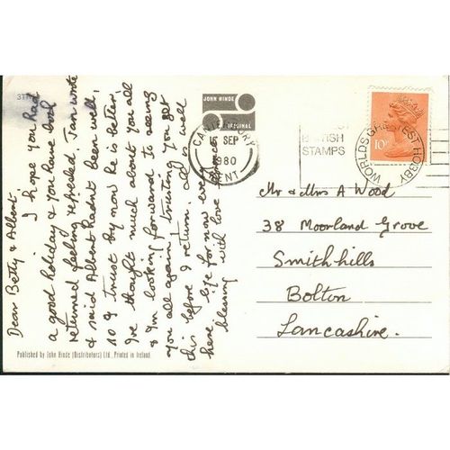 Westgate Tower & Gardens, Canterbury, Kent 1980 - John Hinde Original - 3TP 150