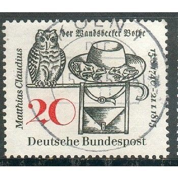 Germany 1965 - SG1383 - 150th Death Anniv of Matthias Claudius (poet) used