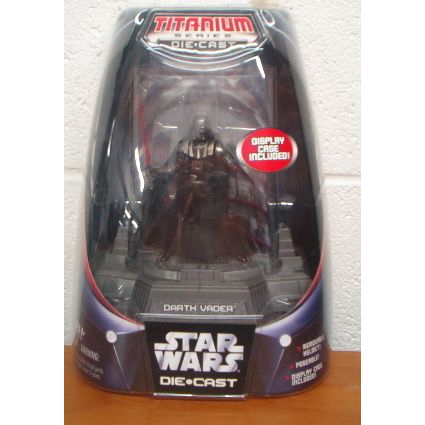 STAR WARS ' TITANIUM DIE-CAST ' DARTH VADER figure