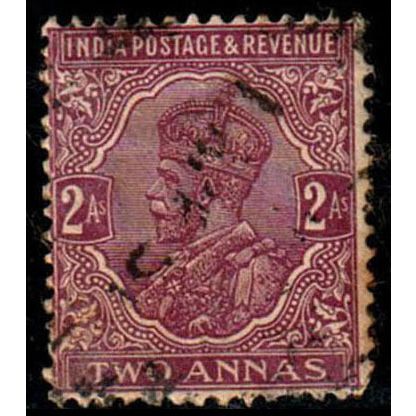 India 1928 King George V 2A Used Stamp.