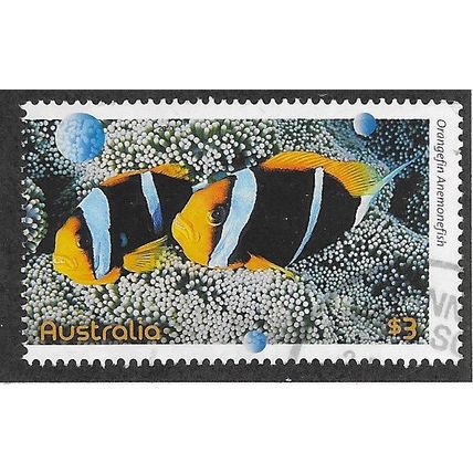 AUS 2010 $3.00 'FISHES OF THE REEF' FINE USED (EBID68-495)