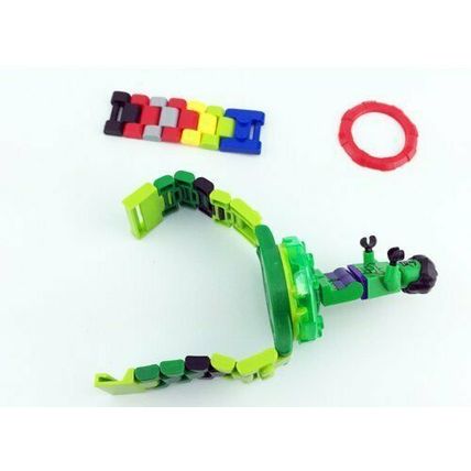 Marvel 360° Rotary Kid Building Block Self Assembly Children DIY Wrist Watch UK