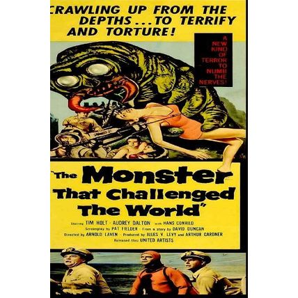 THE MONSTER THAT CHALLENGED THE WORLD DVD B/W 1957