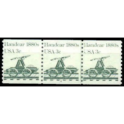 1898 3c Handcar Fine MNH Dry Gum PNC 2/3 P0976