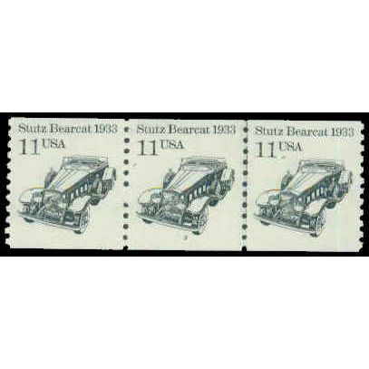 2131v 11c Stutz Bearcat Very Fine MNH Dry Gum PNC 3/3 R0368