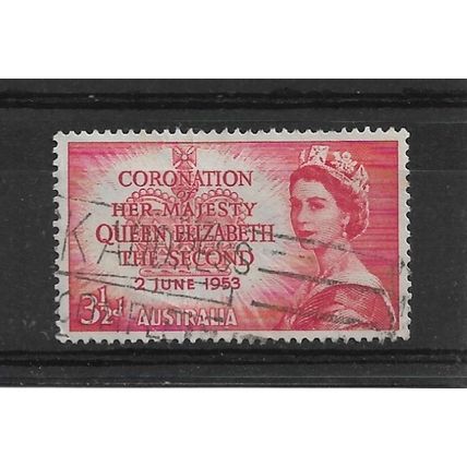 Australia.SG264 3 1/2d Queen Elizabeth II (Scarlet).Fine Used.Jan22