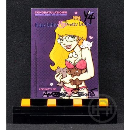 5FINITY Kitty Ditties & Pretty Ladies – Sketch – Amber Stone (2 cards)