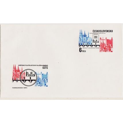 Czechoslovakia. Prepaid Envelope. 1975 6k (PoFis) Unused